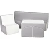 Image de Ensemble de meubles en mousse : chaise Canapé et fauteuil blanc gris