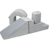 Image de Set de blocs en mousse 4 éléments petit pont gris velours côtelé