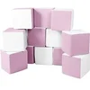 Image de Lot cubes XXL mousse 12 pcs blanc, rose