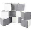 Image de Lot cubes XXL mousse 12 pcs blanc,gris