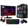 Image de PC Gaming Ryzen 7 5700G - RAM 16Go - RX VEGA8 - SSD 1To M.2 - LCD 24 - WIFI - Windows 11 Pro