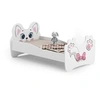 Image de Lit simple enfant PINK CAT 160 avec matelas