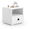 Image de Table de Chevet Emi blanc noir