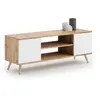 Image de Meuble TV Focus 135 cm bois blanc