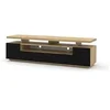 Image de Commode EVA bois naturel noir