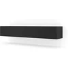 Image de Meuble tv suspendu bingo 180 cm noir mat / noir phantom