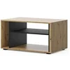 Image de Table basse AURIS 88 x 55 cm chêne artisan / noir mat