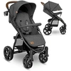 Image de Poussette Annet Plus Stone Caramel Ajustable Frein à Pied Moustiquaire Polyester Gris-Brun