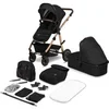 Image de Poussette 2 en 1 bébé Lionelo Amber Noir TU LO-AMBER-2IN1-BLACK-ONYX