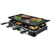 Image de Raclette électrique AD6616 avec poêle - Plancha sans fumée de style moderne pour 8 personnes 1400W