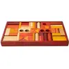 Image de Jeux de société en bois dans un plateau 54 pièces Wooden Story Rouge TU WS404