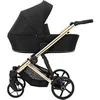 Image de Poussette Arizo Premium 01 noir- Cadre Gold