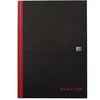 Image de Bloc-notes Black n' Red - à reliure, A4, quadrillé,