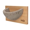 Image de mkw - nichoir simple hirondelle rustique en béton de bois