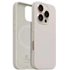 Image de Coque pour iPhone 16 Pro Max MagSafe en Silicone Souple Antichocs Crong Beige