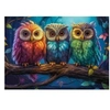 Image de Puzzle trois petits hiboux 1000 pieces - GENERIQUE