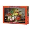 Image de Jigsaw toujours la vie avec des fleurs / fruits panier 2000 pièces