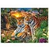 Image de Puzzle 2000 pieces Family of tigers
