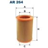 Image de Filtre À Air Ar 264 Filtron Filtron Ar264 Alfa Romeo;Iveco