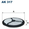 Image de Filtre À Air Ak 317 Filtron Filtron Ak317 Daewoo