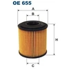 Image de Filtre À L'Huile Oe 655 Filtron Filtron Oe655 Smart