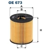 Image de Filtre À L'Huile Oe 673 Filtron Filtron Oe673 Citroen;Ds;Fiat;Ford;Jaguar;Lancia;Land Rover;;Mitsubishi;Opel;Peugeot;Toyota;Volvo