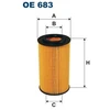 Image de Filtre À L'Huile Oe 683 Filtron Filtron Oe683 Honda