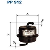 Image de Filtre À Carburant Filtron Pp912 Subaru;Suzuki