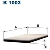 Image de Filtre Intérieur K 1002 Filtron Filtron K1002 Opel;Vauxhall