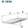 Image de Filtre Intérieur K 1034 Filtron Filtron K1034 Fiat;Lancia