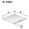 Image de Filtre Intérieur K 1083 Filtron Filtron K1083 Lexus;Subaru;Toyota