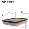 Image de Filtre À Air Ap 199/1 Filtron Filtron Ap199/1 Daewoo