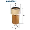 Image de Filtre À Air Am 430/1 Filtron Filtron Am430/1 Fiat