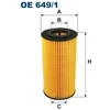 Image de Filtre À L'Huile Oe 649/1 Filtron Filtron Oe649/1 Bmw;Land Rover;Opel;Vauxhall