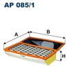 Image de Filtre À Air Ap 085/1 Filtron Filtron Ap085/1 Iveco