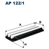 Image de Filtre À Air Ap 122/1 Filtron Filtron Ap122/1 Hyundai