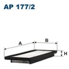 Image de Filtre À Air Ap 177/2 Filtron Filtron Ap177/2 Hyundai
