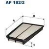 Image de Filtre À Air Ap 182/2 Filtron Filtron Ap182/2 Kia