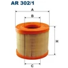 Image de Filtre À Air Ar 302/1 Filtron Filtron Ar302/1 Isuzu;Opel