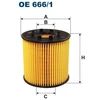 Image de Filtre À L'Huile Oe 666/1 Filtron Filtron Oe666/1 Nissan;Opel;Renault
