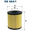 Image de Filtre À L'Huile Oe 684/1 Filtron Filtron Oe684/1 Opel;Renault