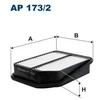 Image de Filtre À Air Ap 173/2 Filtron Filtron Ap173/2 Suzuki