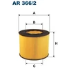 Image de Filtre À Air Ar 366/2 Filtron Filtron Ar366/2 Saab