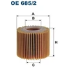 Image de Filtre À L'Huile Oe 685/2 Filtron Filtron Oe685/2 Daihatsu;Lexus;Lotus;Toyota