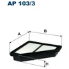 Image de Filtre À Air Ap 103/3 Filtron Filtron Ap103/3 Honda