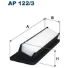 Image de Filtre À Air Ap 122/3 Filtron Filtron Ap122/3 Hyundai