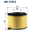 Image de Filtre À Air Ak 370/3 Filtron Filtron Ak370/3 Audi