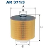 Image de Filtre À Air Ar 371/3 Filtron Filtron Ar371/3 Audi