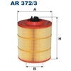 Image de Filtre À Air Ar 372/3 Filtron Filtron Ar372/3 Ford