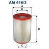 Image de Filtre À Air Am 416/3 Filtron Filtron Am416/3